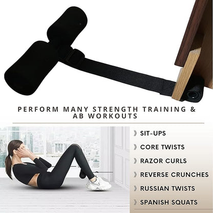Nordic Hamstring Curl Strap with Knee Pad -