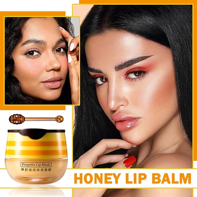 Lip Balm Honey Pot,Moisturizing Lip Balm Sleeping