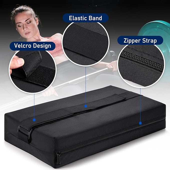 TOBWOLF Square Hip Thrust Cushion Pad