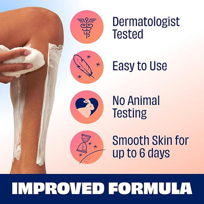 Nair Sensitive Shower Cream Hair Remover with Natural Coconut Oil and Vitamin E, Body Hair Removal Cream, 12 oz