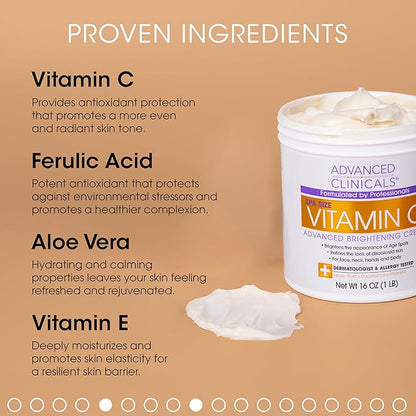 Advanced Clinicals Retinol Body Lotion + Brightening
