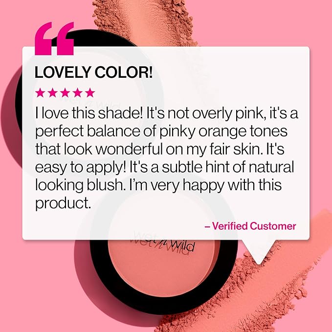 wet n wild Color Icon Blush, Effortless Glow Naked Brown