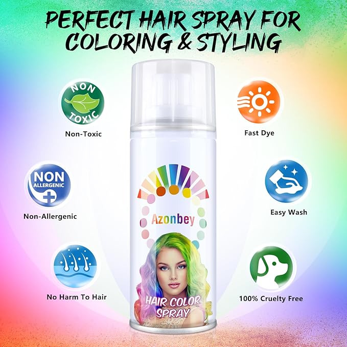 Hair Color Spray and Wax