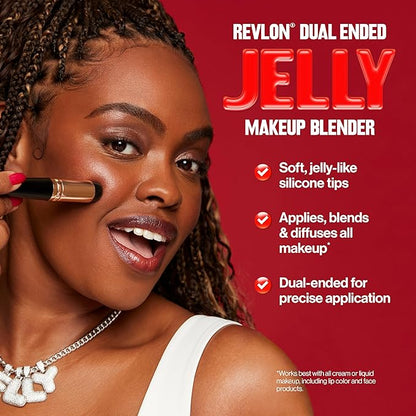 Revlon Dual Ended Jelly Makeup Blender Tool, Silicone