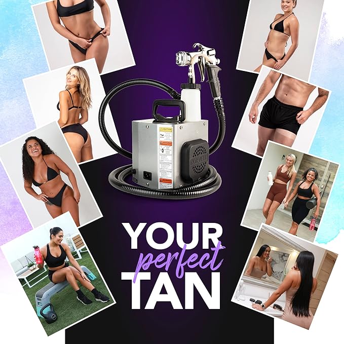 Norvell Mobile Z3000 Professional HVLP System Spray Tan Machine with 10 Foot Hose, Z-Gun Spray Tan Gun - Lightweight Self Tan Applicator for Flawless Spray - Premium Spray Tan Accessories