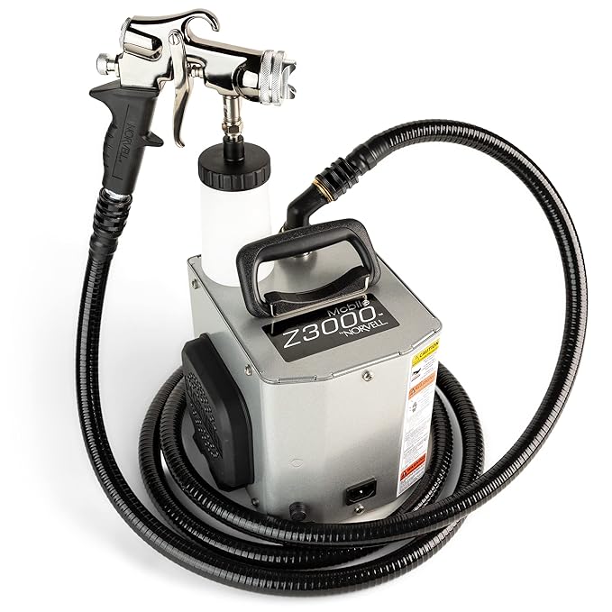 Norvell Mobile Z3000 Professional HVLP System Spray Tan Machine with 10 Foot Hose, Z-Gun Spray Tan Gun - Lightweight Self Tan Applicator for Flawless Spray - Premium Spray Tan Accessories