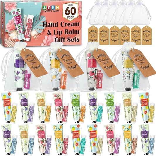 AZEN 60 Sets Hand Cream Bulk Guests