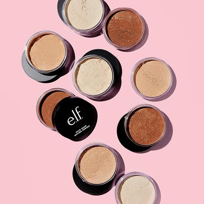 e.l.f. Halo Glow Setting Powder, Smooths The Look Cruelty-Free, Deep