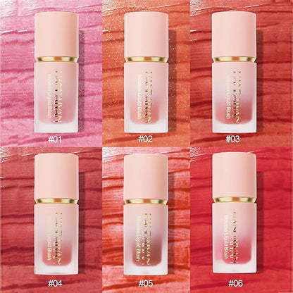 AKARY Mousse Liquid Blush, Soft Cream Makeup Blush, Cheek Tint(05#Chocolate)