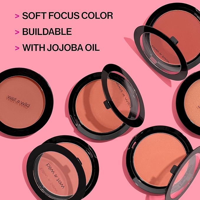 wet n wild Color Icon Blush, Effortless Glow Pearlescent Pink(Packaged)