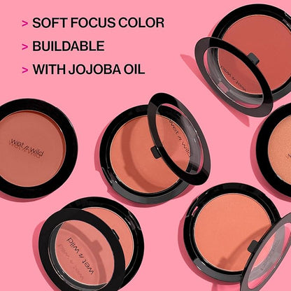 wet n wild Color Icon Blush, Effortless Glow Pearlescent Pink(Packaged)