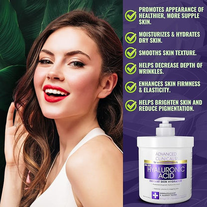 Advanced Clinicals Hyaluronic Acid Body Lotion Firming