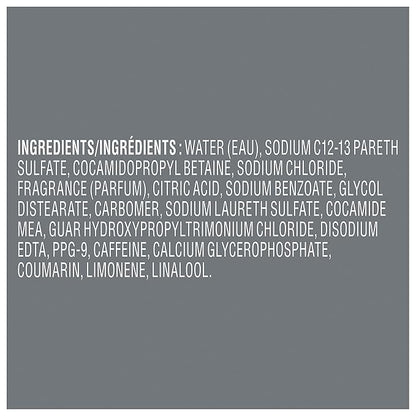 DOVE MEN + CARE Fortifying 2 in 1 Shampoo and Conditioner for Resilient and Thicker Hair Thick and Strong with Caffeine Helps Strengthen Thinning Hair 12 oz, Pack of 6