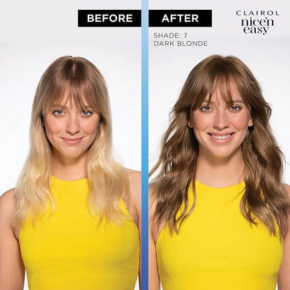Clairol Nice'n Easy Permanent Hair Dye, 9G Light Golden Blonde Hair Color, Pack of 1