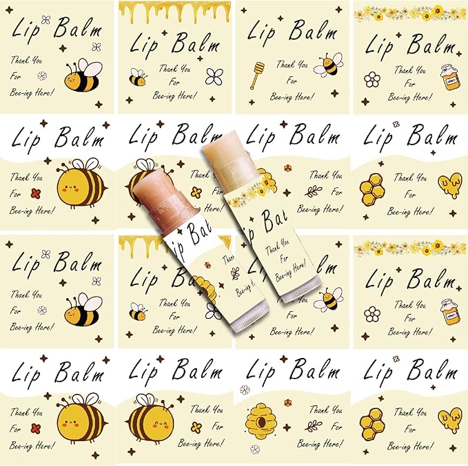 CRASPIRE 80Pcs 8 Styles Labels Lipsticks