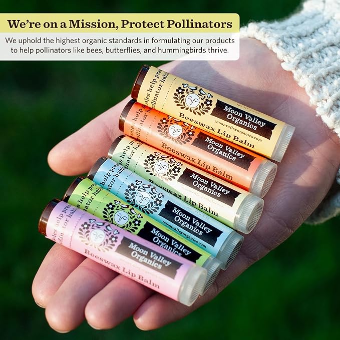 Moon Valley Organics Beeswax Lip Balm VANILLA,