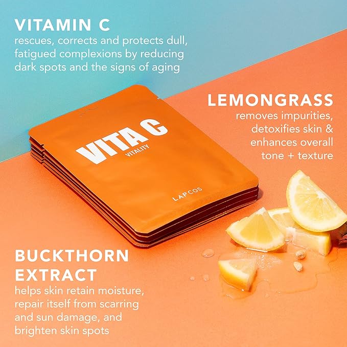 Lapcos vita c sheet mask,