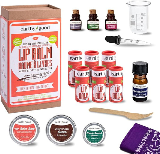 Earthy Good Organic DIY Lip Balm Naturals
