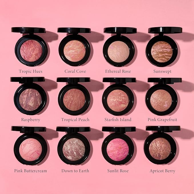 LAURA GELLER NEW YORK Baked Blush-n-Brighten Marbleized Blush- Natural Finish