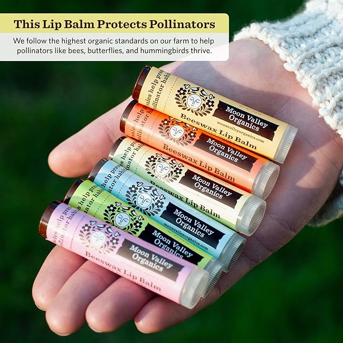 Moon Valley Organics Beeswax Lip Balm VANILLA,