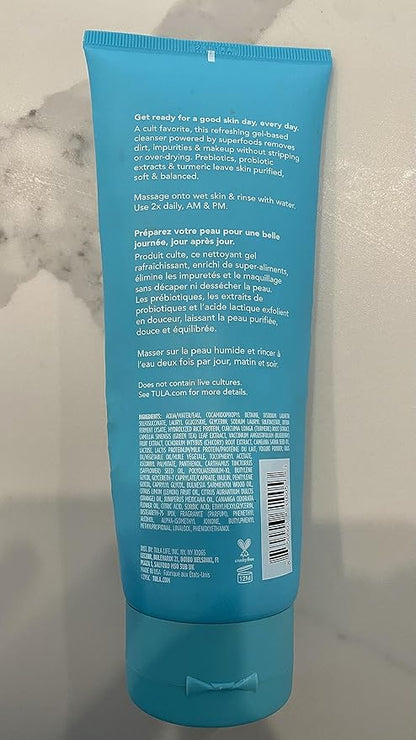 TULA Skin Care Cult Classic Purifying Face Cleanser - Supersize, Gentle and Effective Face Wash, Makeup Remover, Nourishing and Hydrating, 6.7 oz.