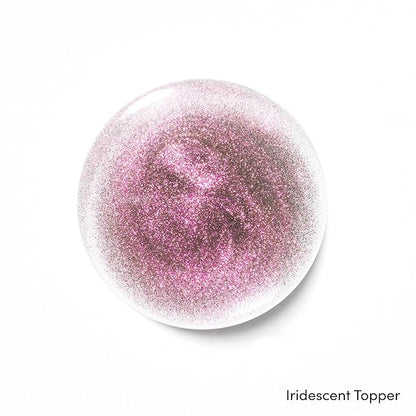 Dashing Diva One Gel Color & Magnetic Topper Duo - Lipgloss - Aristocrat & Iridescent Glitter Topper - 3-in-1 Base Coat, Nail Color & Top Coat - Gel Nail Polish Set