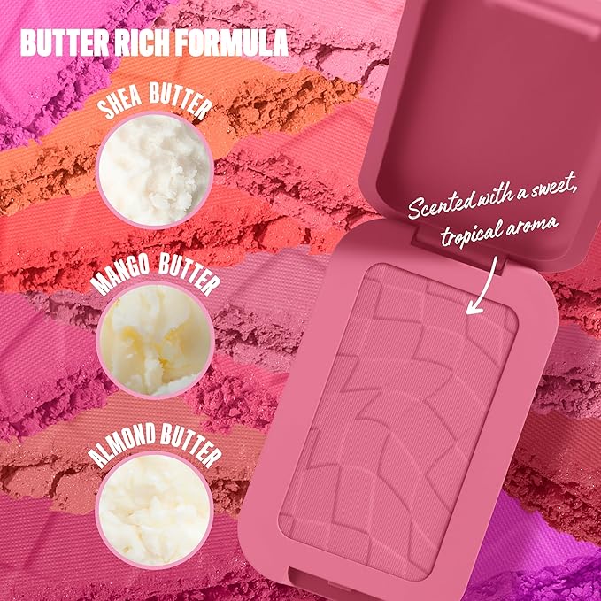 NYX PROFESSIONAL MAKEUP Buttermelt Powder Blush, Fade and The Butta