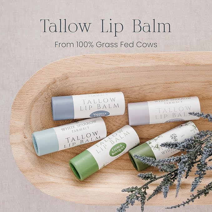 Organic Tallow Lip Balm (Unscented) from
