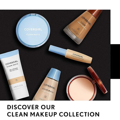 COVERGIRL - Clean Matte BB Cream, Oil-Free, Long-Lasting, 100% Cruelty-Free