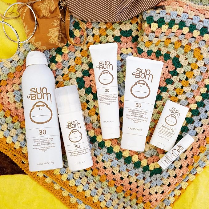 Sun Bum Mineral SPF 30 Non-Tinted Sunscreen Face Lotion | Vegan and Hawaii 104 Act Compliant (Octinoxate & Oxybenzone Free) Broad Spectrum Natural Sunscreen with UVA/UVB Protection | 1.7 oz