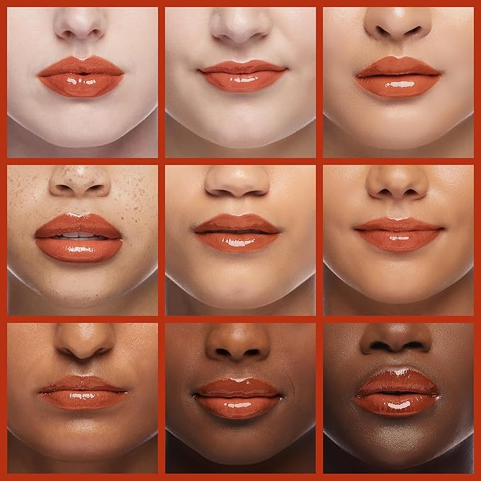 NYX PROFESSIONAL MAKEUP Candy Slick Glowy Lip Color Gloss - Sweet Stash (Orange Red)