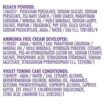 SoftSheen-Carson Interbeauty Dark and Lovely® Uplift Bleaching Kit for Blonde Hair, Includes Bleach Powder, Developer, and Toner