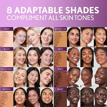 Covergirl Simply Ageless Skin Perfector Essence Foundation, 60 Vegan Formula, 1.0oz