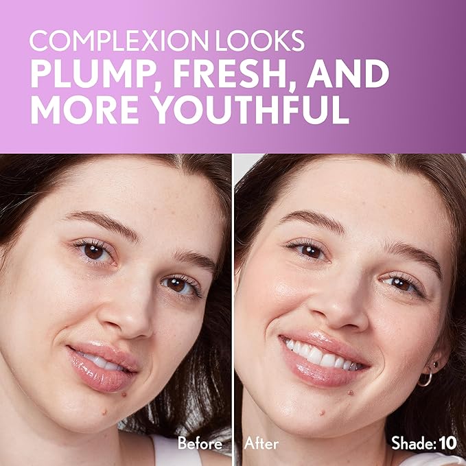 Covergirl Simply Ageless Skin Perfector Essence Foundation, 10 Vegan Formula, 1.0oz