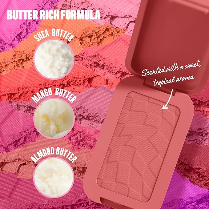 NYX PROFESSIONAL MAKEUP Buttermelt Powder Blush, Fade and Feeling Butta
