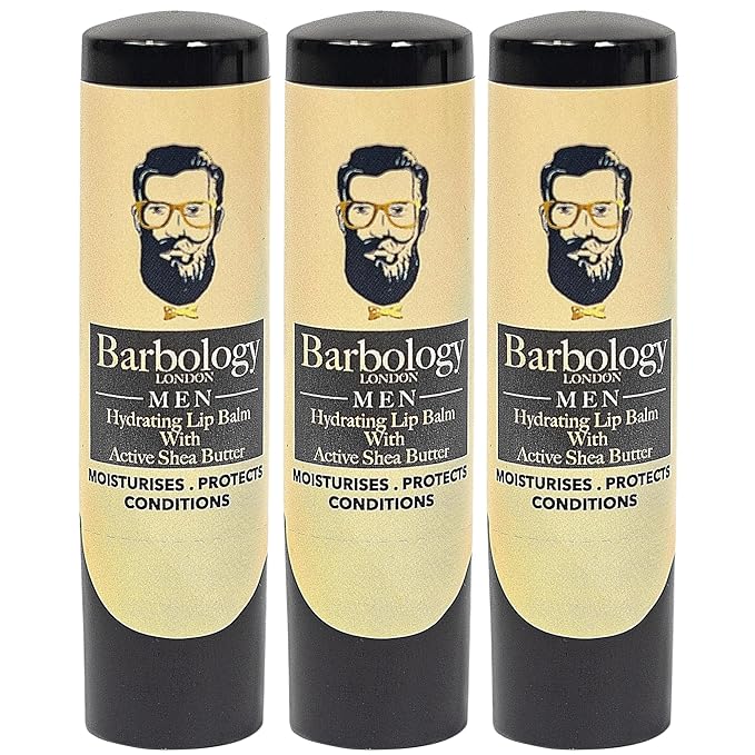 Men's Moisturizing Lip Balm for Chapped 0.17oz