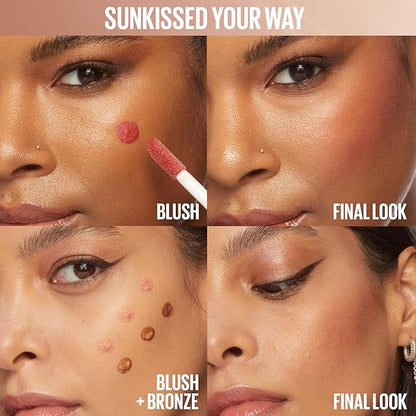Maybelline Sunkisser Multi-Use Liquid Blush and Bronzer, Blendable, 1 Count