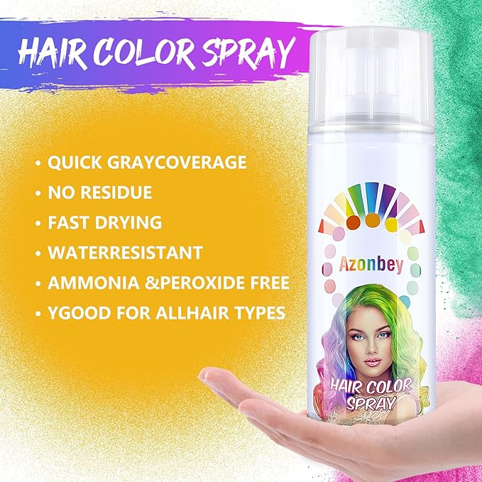 Hair Color Spray and Wax