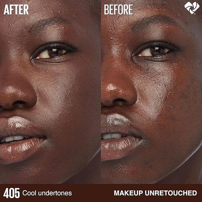Maybelline Super Stay Lumi-Matte Foundation, Lightweight and Buildable Full Coverage Foundation Makeup For Up To 30HR Wear, 405, 1 Count
