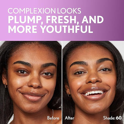 Covergirl Simply Ageless Skin Perfector Essence Foundation, 60 Vegan Formula, 1.0oz