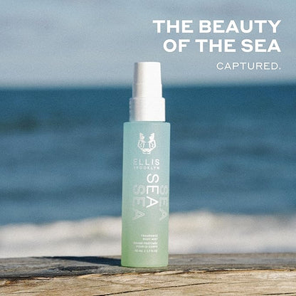 Ellis Brooklyn SEA Hair And Body Fragrance Mist - Aquatic Citrus Perfume with Lemon Sfuma, Pineapple Leaves, & Tonka Bean, Vegan Perfume Mist, Made In The USA, 50ml 1.7 Fl Oz