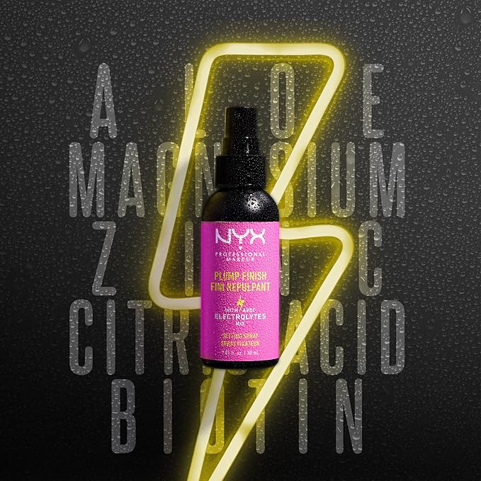 NYX PROFESSIONAL MAKEUP Makeup Setting Spray, Plumping Setting Electrolytes