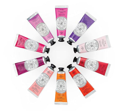 La Chatelaine 20% Shea Butter Hand Cream Travel Size, Organic Argan Oil, Moisturizing, Nourishing, Repairing, Extra-Rich Hand Lotion, Made in France, Paraben Free, 1 oz / 30ml (Pomegranate Mulberry)